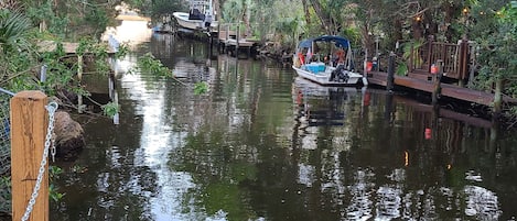 Canal view from the dock