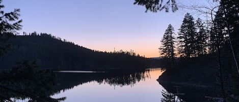 Sunset from the deck