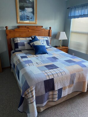 Bedroom 2, with attached bath.