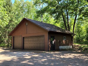 Garage,  2 stalls available with NEMA 14-50 plug for electric car charging 
