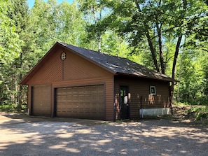 Garage,  2 stalls available with NEMA 14-50 plug for electric car charging 
