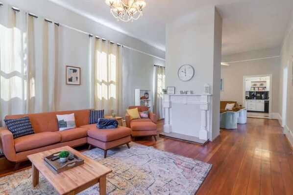 Spacious Living Area with high ceiling