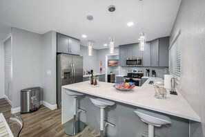 Let the inner chef in you enjoy our beautiful and fully equipped kitchen. Spacious enough where you and loved ones can help each other make your favorite meals. If you like this property, send us an inquiry now!