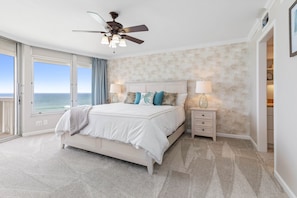 Main bedroom overlooks the ocean