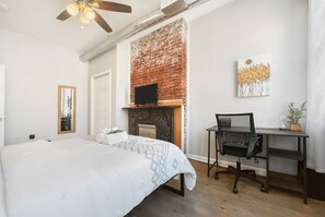 Sweet dreams in the second bedroom featuring a queen-size bed.