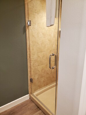 Stand alone shower.