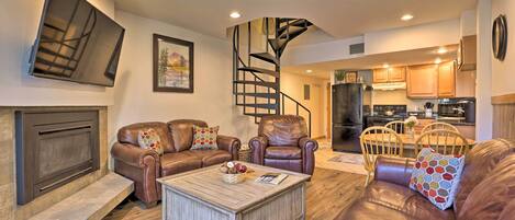 Copper Mountain Vacation Rental | 2BR | 1.5BA | 764 Sq Ft | Stairs Required