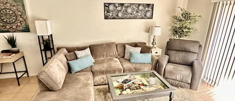 Livingroom with sofa sleeper