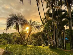 Sunset view from villa