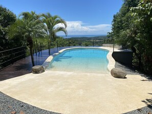 Refreshing salt water pool