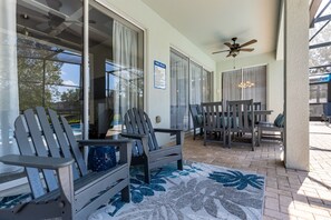 Adirondack Chairs Outside Master Suite