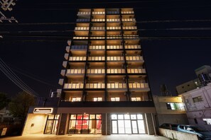 Front of property – evening/night
