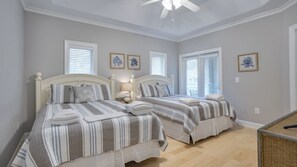 Guest bedroom with two queen beds