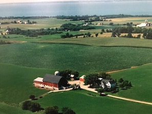 The Farm is 100 acres of prime Wisconsin farmland and woods.