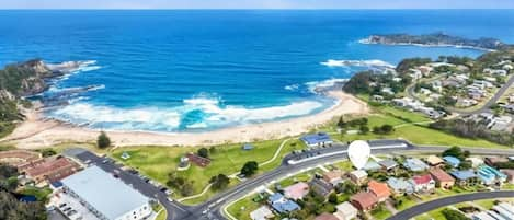 Vista para praia/oceano