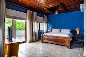 Master bedroom - King size bed and balcony