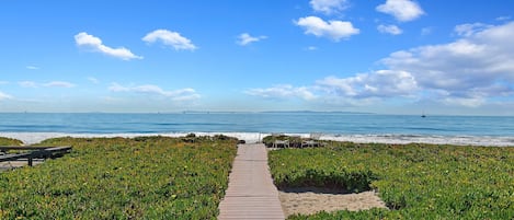 Beach access-short walk past owner cottage