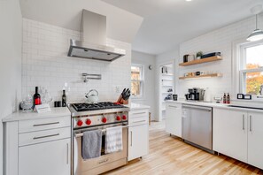 Including pot filler about stove