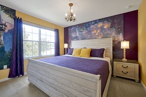 Tangled inspired king bedroom
