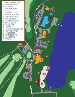 Carte de l’hébergement