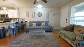 Living Room with Sofa Sleeper