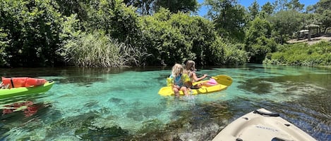 Top of the Spring - beautiful Weeki Wachee crystal clear waters