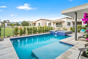 Pool and SPA with mountain view