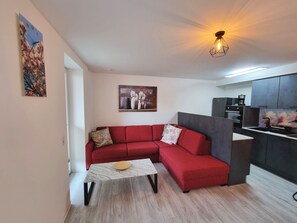 Ferienwohnung Magnolie-"Ferienwohnung Magnolie" Wohnbereich