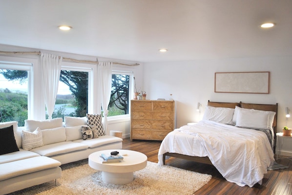 Enjoy the ocean views and calm vibe.
