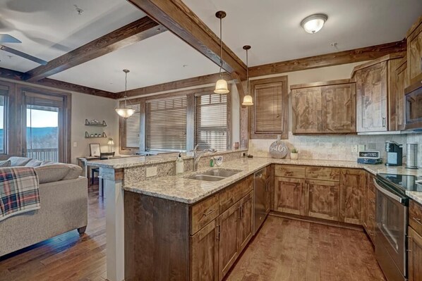 Kitchen--- Granite Counter-tops, Stainless Steel