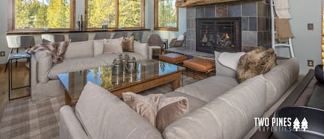 Luxurious Living room with Lone Peak Views