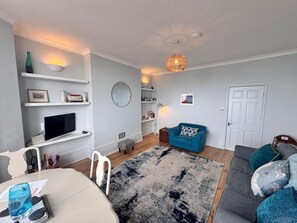 Direct Sea Views and Sunsets From the Large Living Room Bay Window
