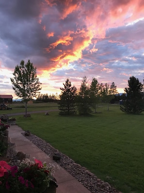 Sunsets from the front porch
