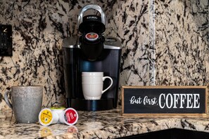 Kaffe och/eller kaffebryggare