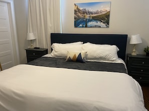 Master bedroom King size bed