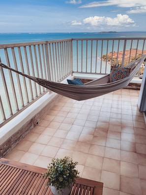 Enjoy the ocean breeze and relax in our hammock