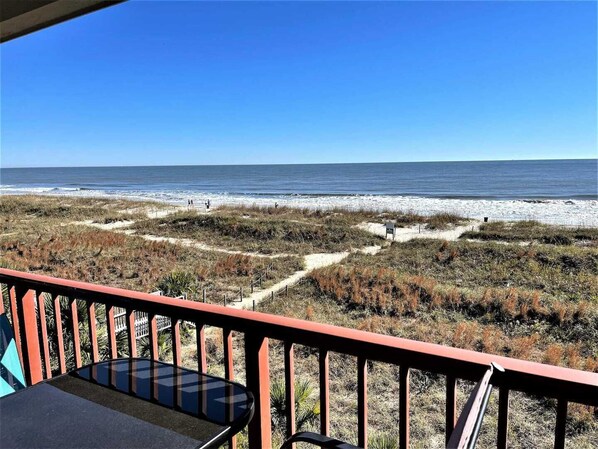 Ocean views from balcony