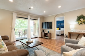 Living Room with Access to Covered Patio
