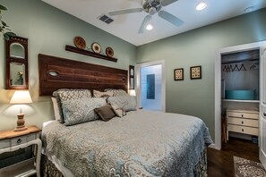Main floor master with closet