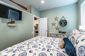 Bedroom with smart TV