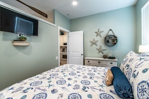 Bedroom with smart TV