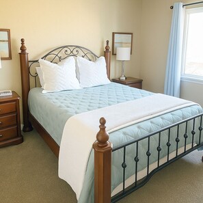 2nd bedroom- Queen Smart TV Closet and dresser