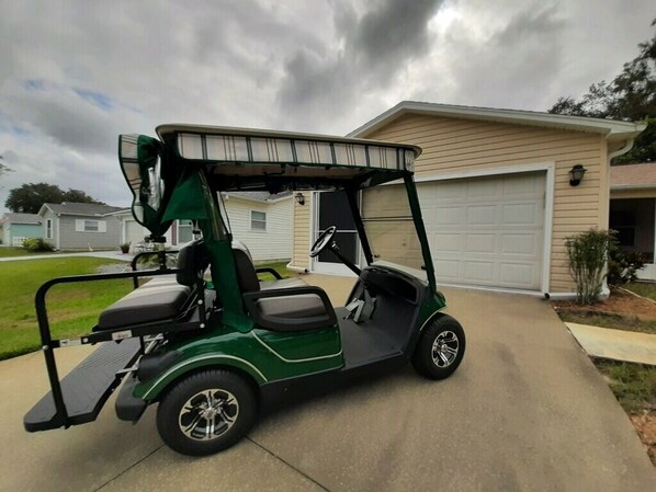 4 Seater Gas Golf Cart included (with signed waiver)