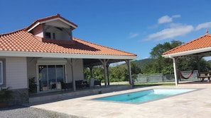 Vue sur piscine