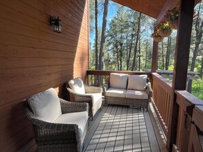 Front Porch Seating for Morning Coffee
