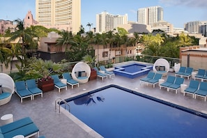 Swimming pool, there’s enough room for the whole party!
