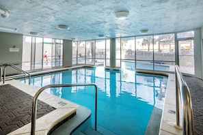 Indoor to outdoor pool