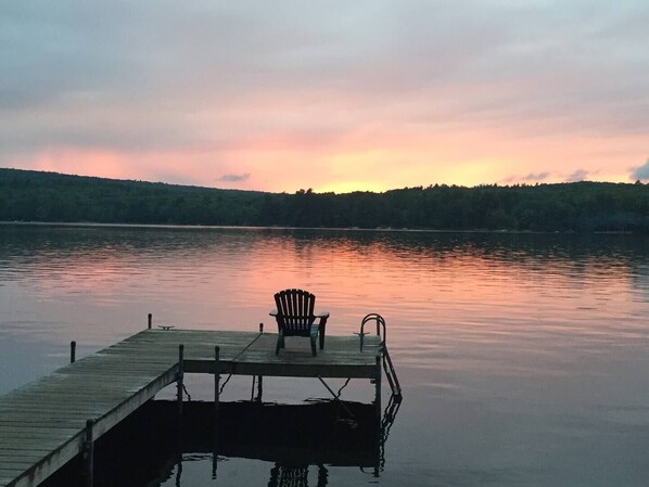 Sunset on the dock