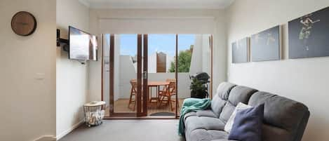 Upstairs living area