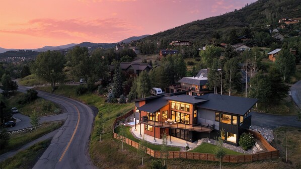 Summer mountain view